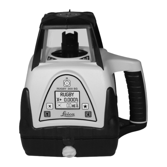 Leica Rugby 300 SG User Manual