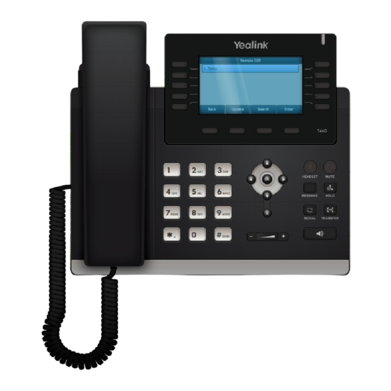 Yealink T46G Admin Manual