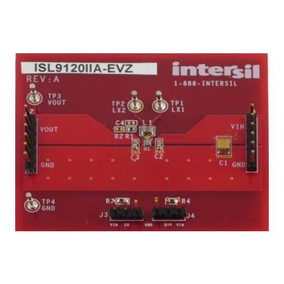 Intersil ISL9120IIx-EVZ User Manual