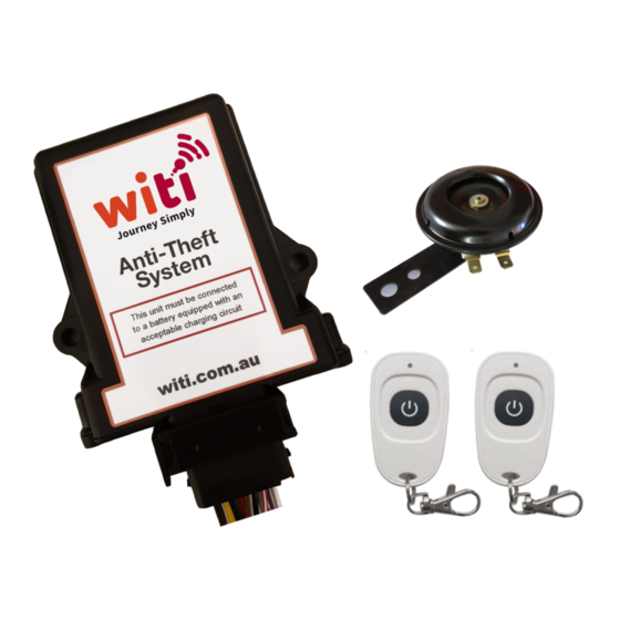 WiTi  Operations & Installation Manual