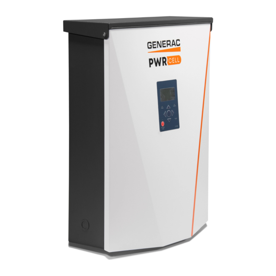 Generac Power Systems PWRcell XVT076A03 Installation And Owner's Manual