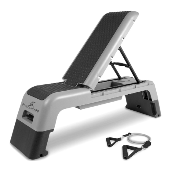 PROSOURCEFIT AEROBIC DECK Instruction Manual & Exercise Manual