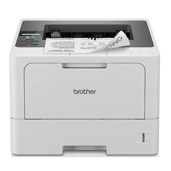 Brother HL-L5210DN Quick Setup Manual