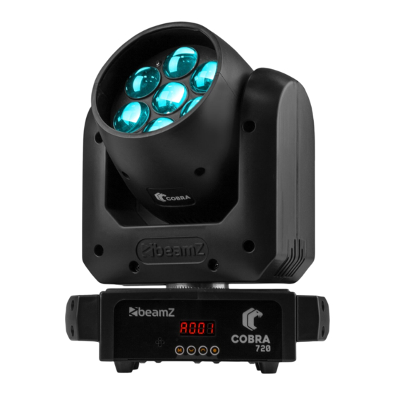 Beamz Cobra 720 User Manual