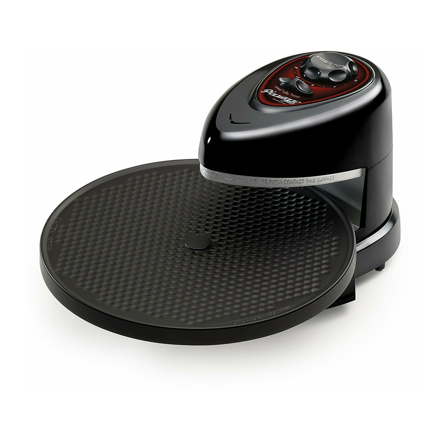 Presto Pizzazz Plus Instructions Manual