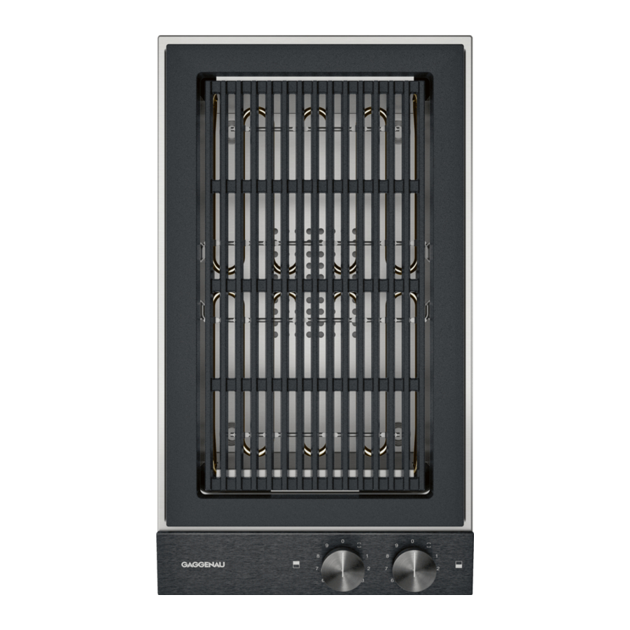 Gaggenau VR 230 Operating And Assembly Instructions Manual