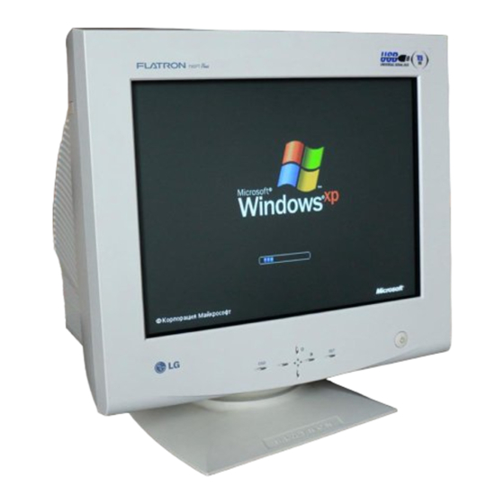 LG Flatron 795FT Plus (FB795E-UP) Service Manual