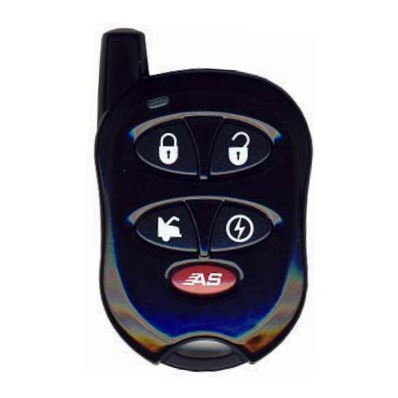 Directed Electronics ONE-WAY FM AUTOMATIC/MANUAL TRANSMISSION User Manual