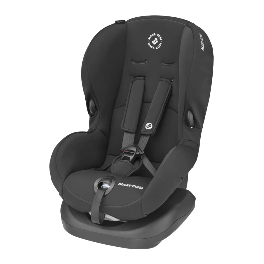 Maxi-Cosi Priori Instructions For Use & Warranty
