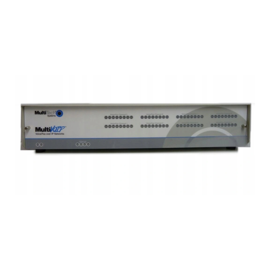 Multitech MVP400 Quick Start Manual