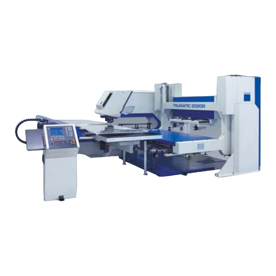 Trumpf TC 2020R Student Manual