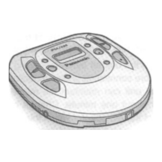 Panasonic SL-SX289V Operating Instructions Manual