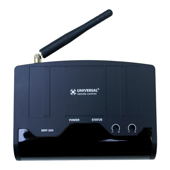 URC Complete Control MRF-260 Installation Manual