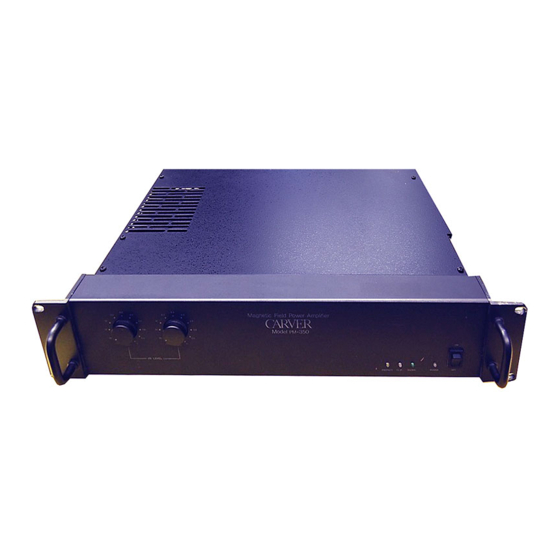 Carver PM-350 Operator's Manual