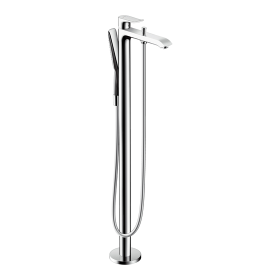 Hans Grohe Metris 31471000 Instructions For Use/Assembly Instructions