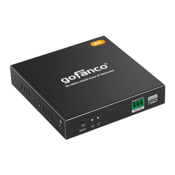 gofanco HD20Ext1xN User Manual