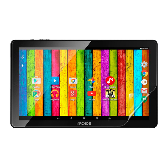 Archos Neon Series How To Reinitialize
