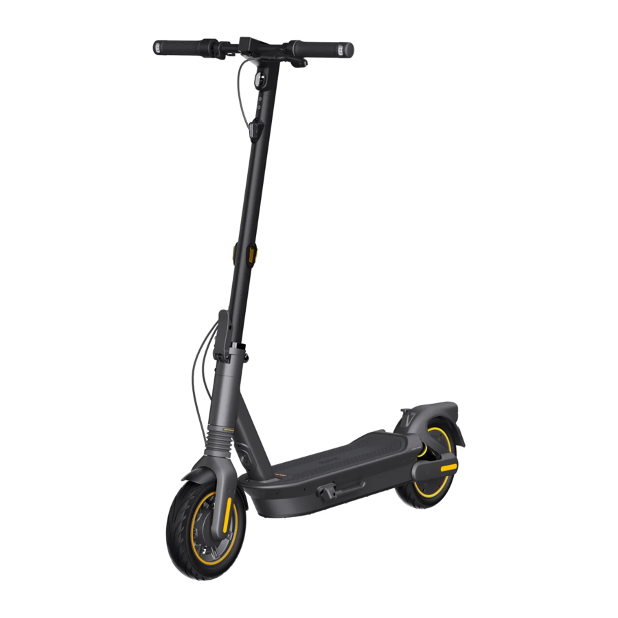 Segway Ninebot KickScooter Max G2, 051501U Manual
