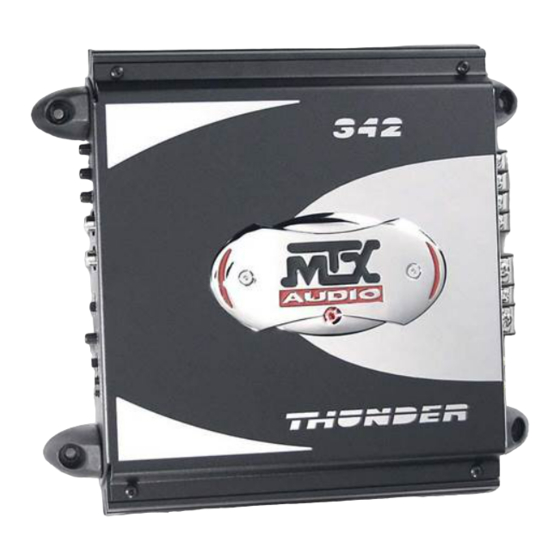 MTX POWER AMPLIFIE Manuals