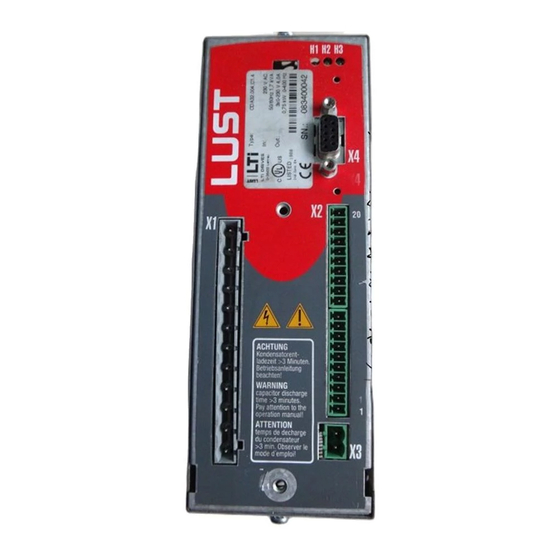 Lust CDA3000 Operation Manual