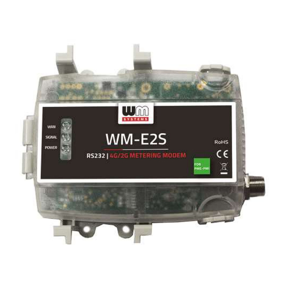 WM Systems WM-E2S Datasheet And User Manual
