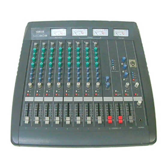 Yamaha MC1203 Operation Manual