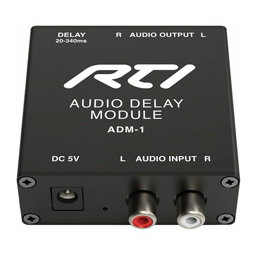 RTI ADM-1 Reference Manual