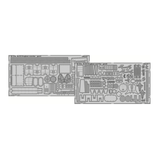 Eduard Su-25 Frogfoot exterior Assembly Instructions