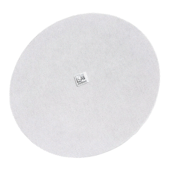 AUDAC SPRING-FIT CENA306 Installation Manual
