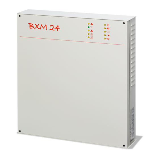 Bentel Security BXM24/25-U Manual