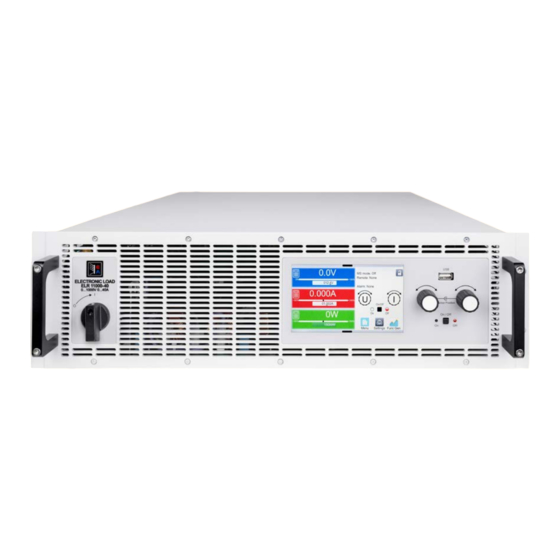 Elektro-Automatik EA-ELR 10000 3U Manual