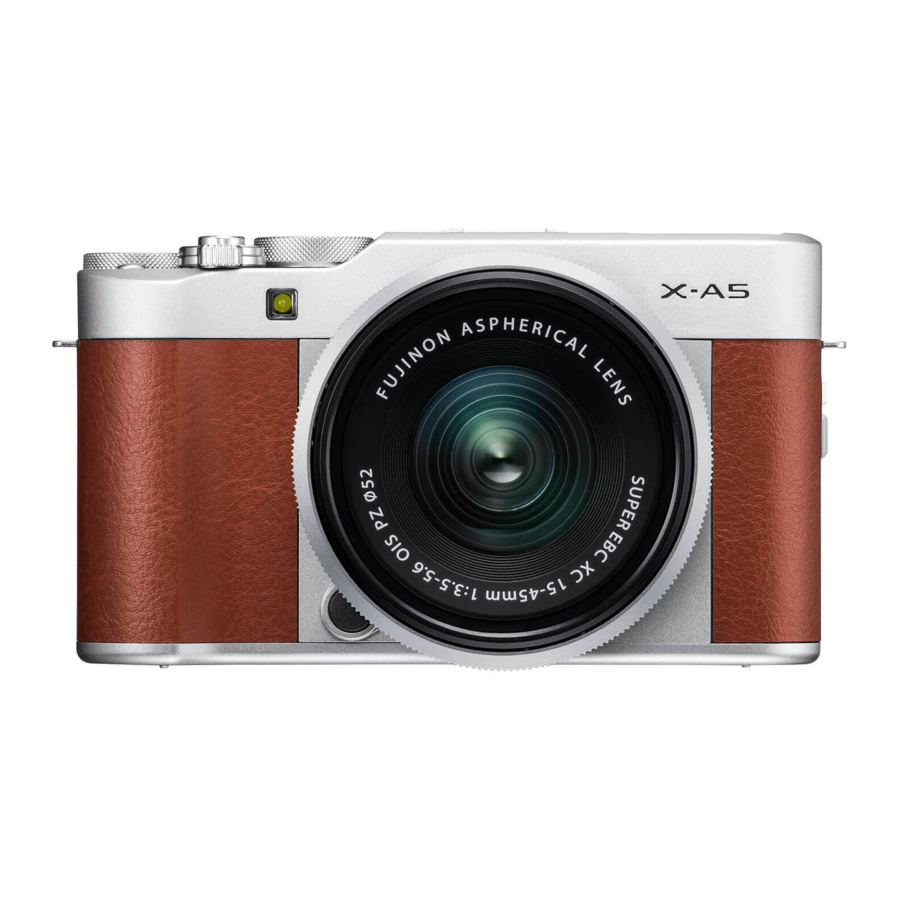 FujiFilm X-A5 - Digital Camera Manual