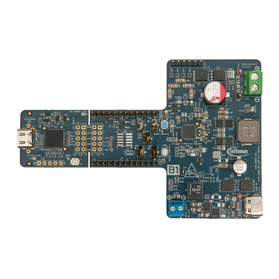 Infineon EVAL-PMG1-B1-DRP Manual