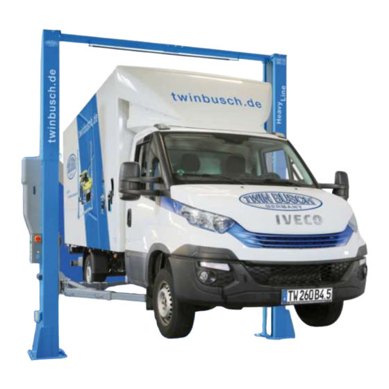 twin busch TW 260 B4.5 Installation, Operation And Maintenance Manual