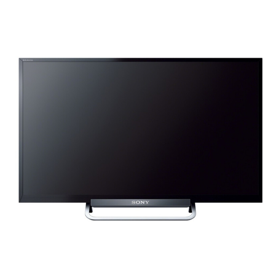 Sony BRAVIA KDL-50W65xA Smart LED HDTV Manuals