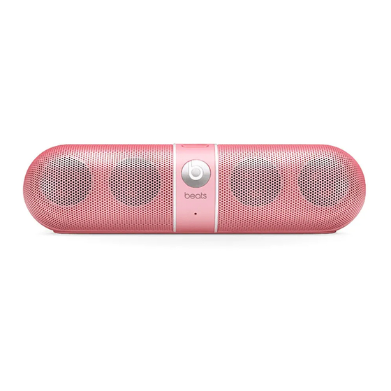 Beats pill 2.0 Quick Start Manual