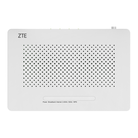 Zte ZXHN H167A User Manual