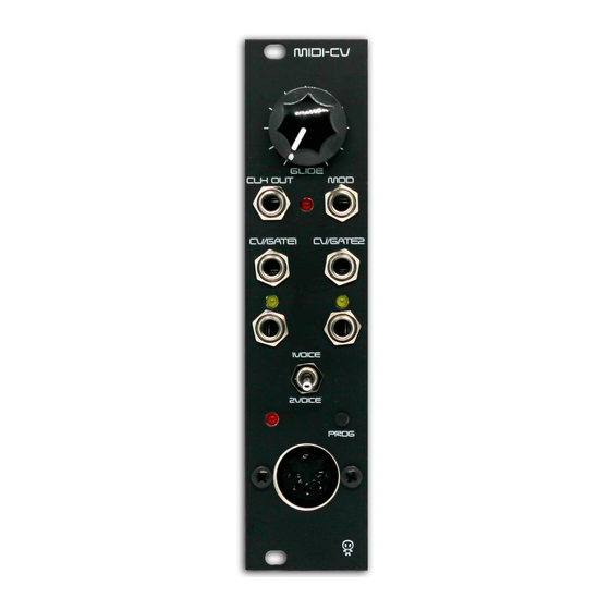 Erica Synths MIDI-CV Assembly Manual