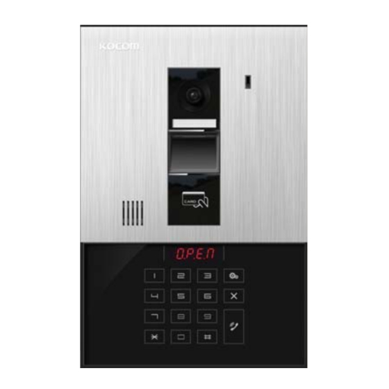 KOCOM KLP-420 Series Manual