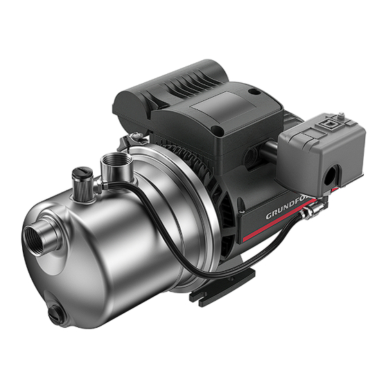 Grundfos JP PS Series Installation And Operating Instructions Manual