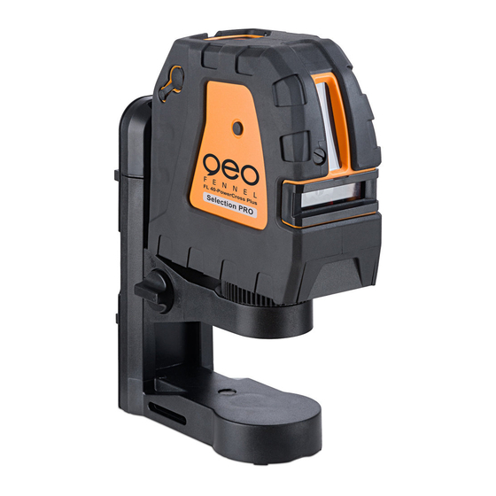 geo-FENNEL Selection PRO FL 40-PowerCross Plus SP User Manual