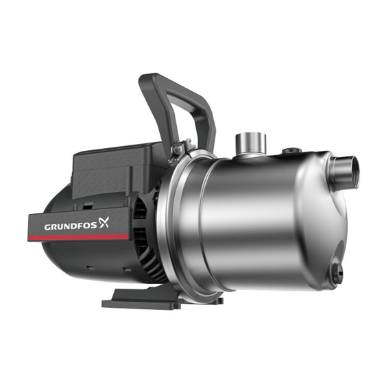 Grundfos JP-PS Series Service Instructions Manual
