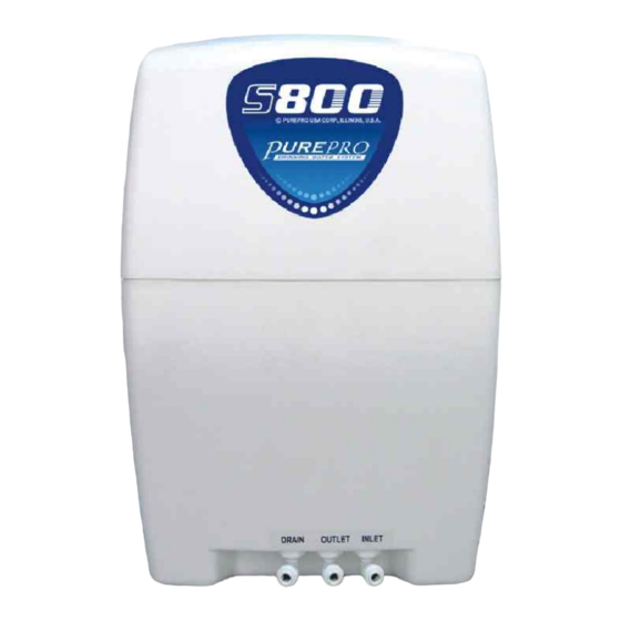 PurePro S800-P-UV User Manual