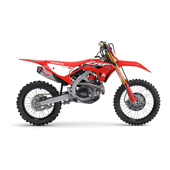 Honda CRF450RX 2022 Owner's Manual