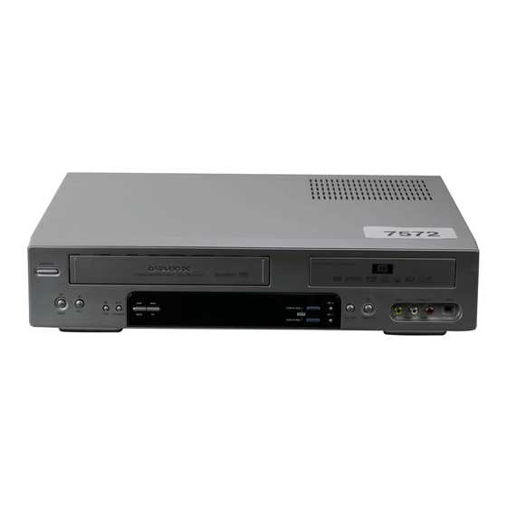 User Manuals: DAEWOO ELECTRONICS DF-4501PN DVDR VCR