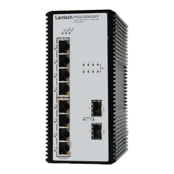 Lantech IGS-0208GSFP Manuals