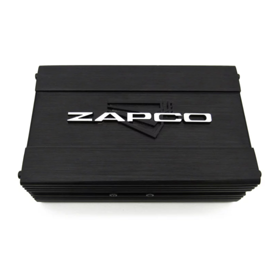 zapco ST-D SQ MINI Series Owner's Manual