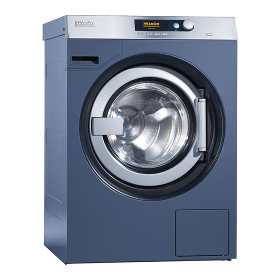 Miele professional PW 5105 Vario Operating And Installation Instructions