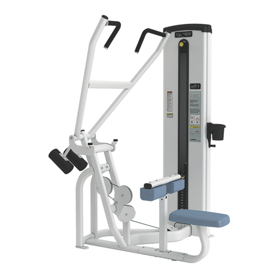 CYBEX VR1 Pulldown Owner's Manual