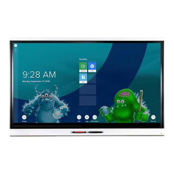 SMART Board SPNL-6275-V3 Installation And Maintenance Manual
